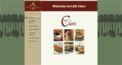 Desktop Screenshot of cafeclare.com